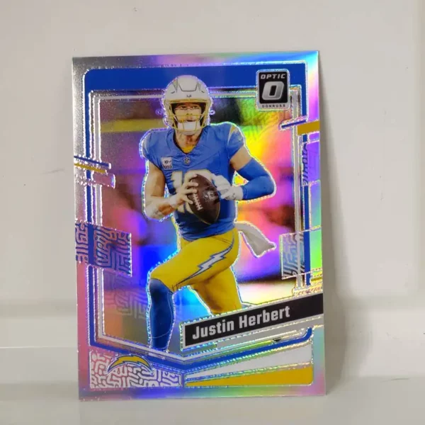 Panini Donruss Optic Football 2023 | #104 Justin Herbert - Los Angeles Chargers | Silver