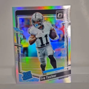 Panini Donruss Optic Football 2023 | #261 Tre Tucker - Las Vegas Raiders | Silver Rated Rookie