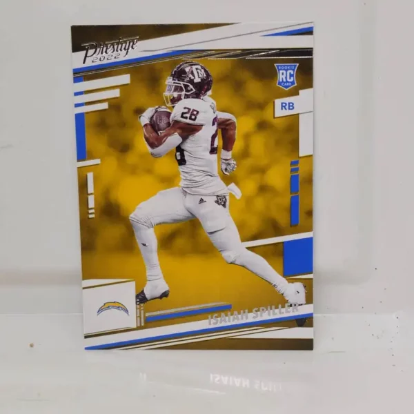 Panini Prestige Football 2022 | #318 Isaiah Spiller - Los Angeles Chargers | Rookie Card