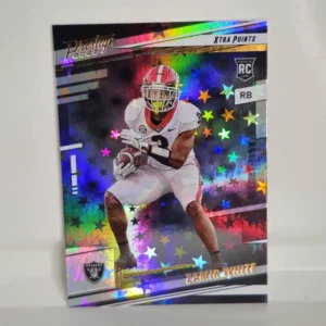 Panini Prestige Football 2022 | #388 Zamir White - Las Vegas Raiders | Xtra Points Astral Rookie Card