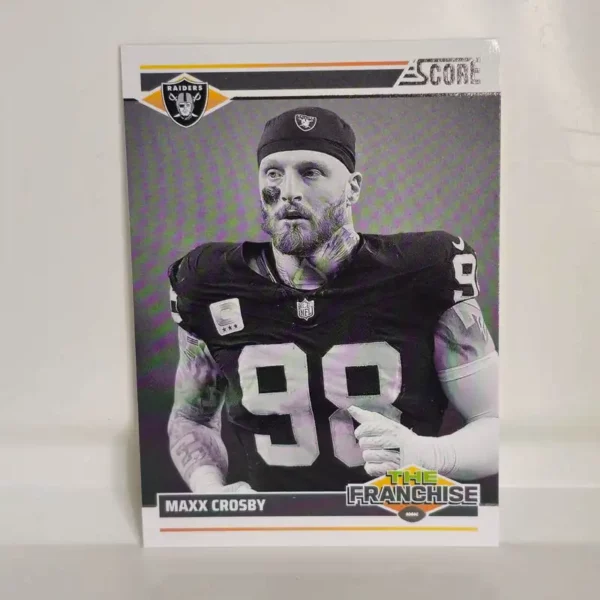 Panini Score Football 2024 | #145 Maxx Crosby - Las Vegas Raiders | The Franchise