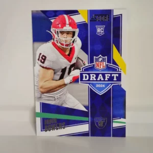 Panini Score Football 2024 | #17 Brock Bowers - Las Vegas Raiders | NFL Draft 2024 Rookie Card