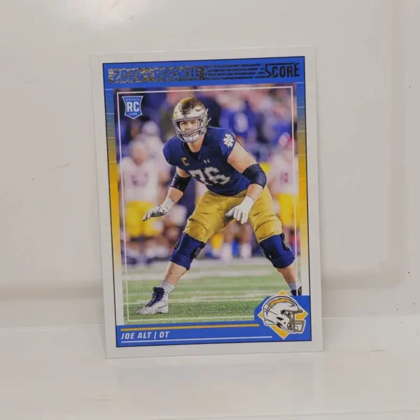 Panini Score Football 2024 | #307 Joe Alt - Los Angeles Chargers | Rookie Card