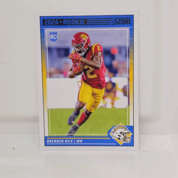 Panini Score Football 2024 | #364 Brenden Rice - Los Angeles Chargers | Rookie Card