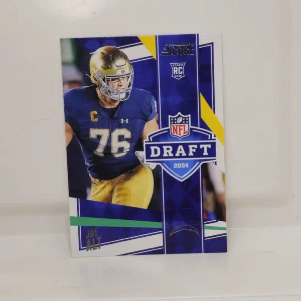 Panini Score Football 2024 | #5 Joe Alt - Los Angeles Chargers | NFL Draft 2024 Rookie Card