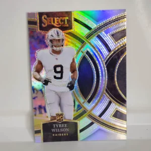 Panini Select Football 2023 | #119 Tyree Wilson - Las Vegas Raiders | Silver Premier Rookie Card