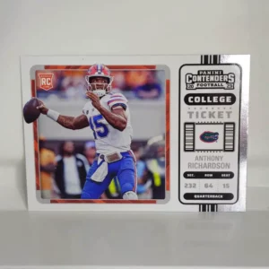 Panini Chronicles Draft Picks Football 2023 | #4 Anthony Richardson - Florida Gators | Contenders Rookie Card