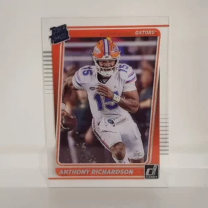 Panini Chronicles Draft Picks Football 2023 | #50 Anthony Richardson - Florida Gators | Clearly Donruss Rated Rookie