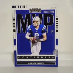 Panini Contenders Football 2021 | #MVP-CWE Carson Wentz - Indianapolis Colts | MVP Contender