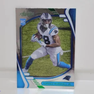 Panini Absolute Football 2021 | #120 Terrace Marshall Jr. - Carolina Panthers | Emerald Rookie Card