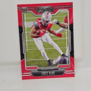 Panini Chronicles Draft Picks Football 2022 | #10 Chris Olave - Ohio State Buckeyes | Playbook Rookie Card