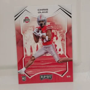 Panini Chronicles Draft Picks Football 2022 | #10 Chris Olave - Ohio State Buckeyes | Playoff Rookie Card