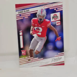 Panini Chronicles Draft Picks Football 2022 | #10 Chris Olave - Ohio State Buckeyes | Prestige Rookie Card