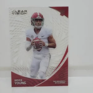 Panini Chronicles Draft Picks Football 2023 | #1 Bryce Young - Alabama Crimson Tide | Clear Vision Rookie Card