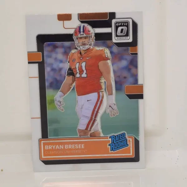 Panini Chronicles Draft Picks Football 2023 | #15 Bryan Bresee - Clemson Tigers | Donruss Optic Rookie Card