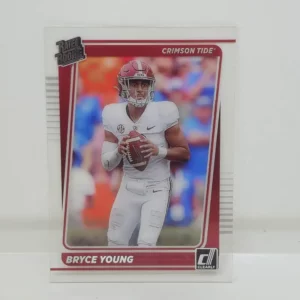 Panini Chronicles Draft Picks Football 2023 | #26 Bryce Young - Alabama Crimson Tide | Clearly Donruss Rated Rookie