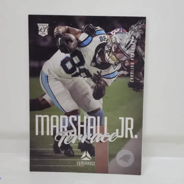Panini Chronicles Football 2021 | #216 Terrace Marshall Jr. - Carolina Panthers | Luminance Rookie Card