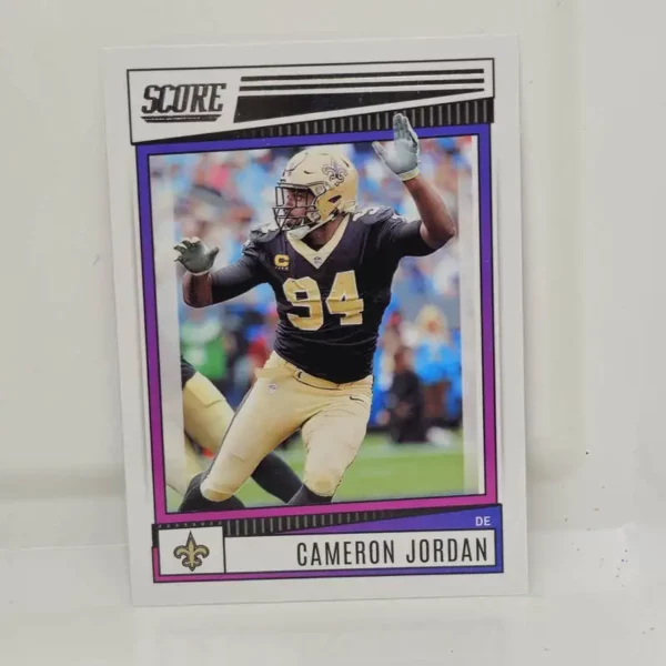 Panini Score Football 2022 | #60 Cameron Jordan - New Orleans Saints