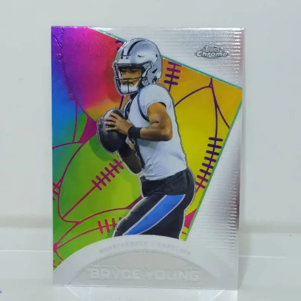 Topps Composite Football 2023 | #CAE-22 Bryce Young - Carolina Panthers | Topps Chrome All-Etch Rookie Card