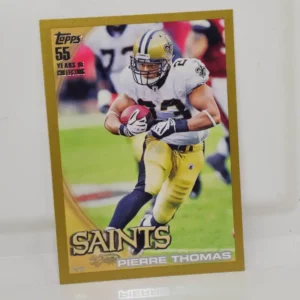 Topps Football 2010 | #309 Pierre Thomas - New Orleans Saints | Gold Dots #1611/2010
