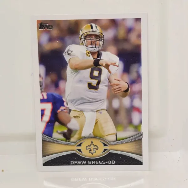 Topps Football 2012 | #100 Drew Brees - New Orleans Saints