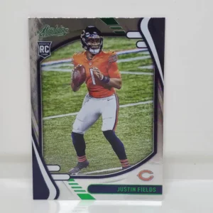 Panini Absolute Football 2021 | #108 Justin Fields - Chicago Bears | Emerald Rookie Card