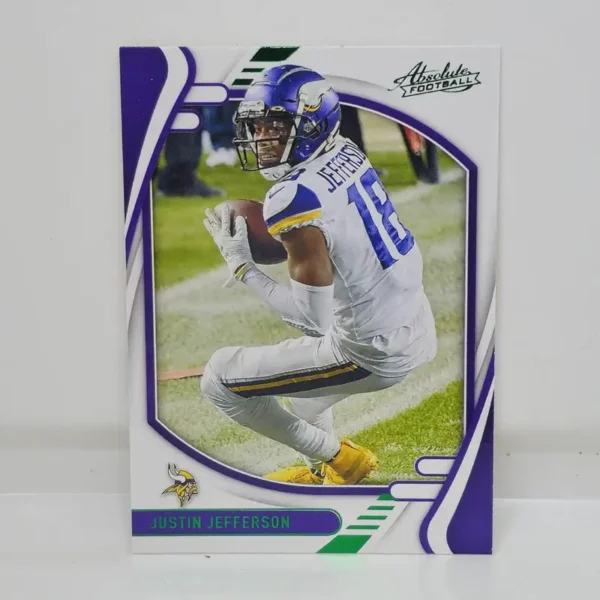 Panini Absolute Football 2021 | #65 Justin Jefferson - Minnesota Vikings | Emerald