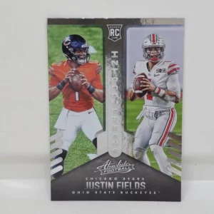 Panini Absolute Football 2021 | #INT-8 Justin Fields - Chicago Bears / Ohio State University | Introductions Rookie Card