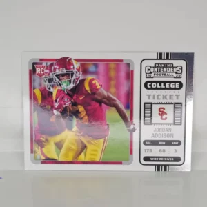Panini Chronicles Draft Picks Football 2023 | #14 Jordan Addison - USC | Contenders College Ticket Rookie Card