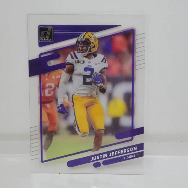 Panini Chronicles Draft Picks Football 2023 | #5 Justin Jefferson - LSU Tigers | Clearly Donruss