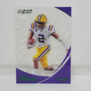 Panini Chronicles Draft Picks Football 2023 | #5 Justin Jefferson - LSU Tigers | Emerald Clear Vision