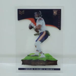 Panini Chronicles Football 2021 | #MAG-8 Justin Fields - Chicago Bears | Magnitude Stars & Stripes Rookie Card