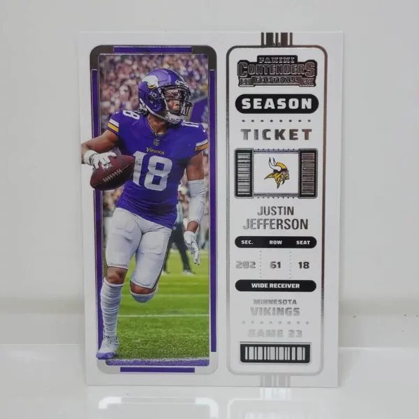 Panini Contenders Football 2022 | #55 Justin Jefferson - Minnesota Vikings