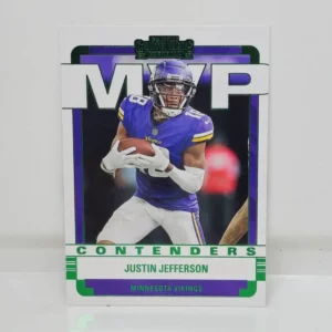 Panini Contenders Football 2022 | #MVP-JJE Justin Jefferson - Minnesota Vikings | Emerald MVP Contenders