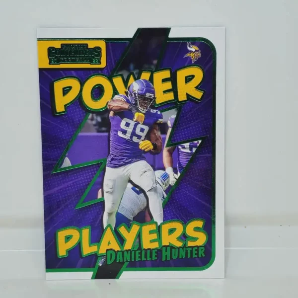 Panini Contenders Football 2022 | #PWR-DHU Danielle Hunter - Minnesota Vikings | Emerald Power Players