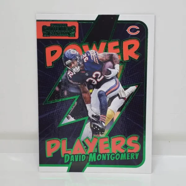 Panini Contenders Football 2022 | #PWR-DMO David Montgomery - Chicago Bears | Emerald Power Players