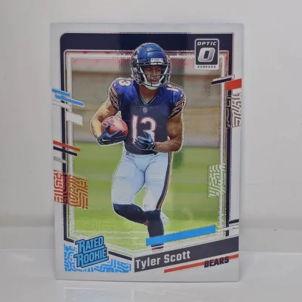 Panini Donruss Optic Football 2023 | #218 Tyler Scott - Chicago Bears | Rated Rookie
