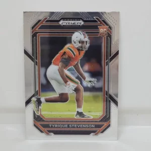 Panini Prizm Draft Picks Football 2023 | #195 Tyrique Stevenson - Miami Hurricanes | Rookie Card