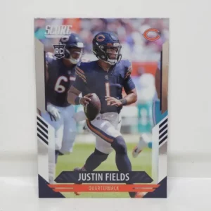 Panini Score Football 2021 | #403 Justin Fields - Chicago Bears | Rookie Card