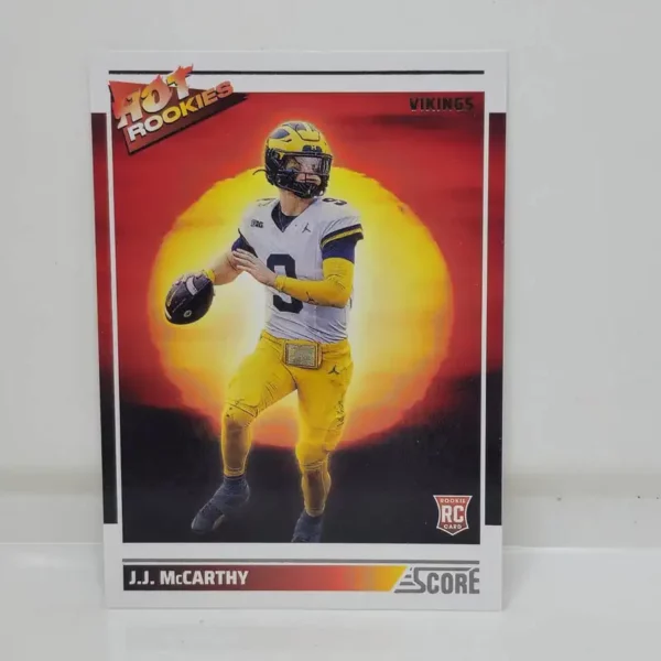 Panini Score Football 2024 | #11 JJ McCarthy - Minnesota Vikings | Hot Rookies
