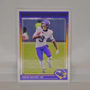 Panini Score Football 2024 | #184 Jordan Addison - Minnesota Vikings