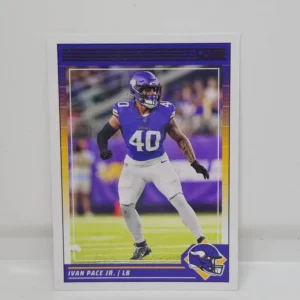 Panini Score Football 2024 | #186 Ivan Pace Jr. - Minnesota Vikings