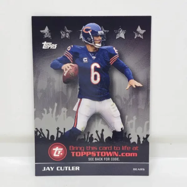 Topps Football 2009 | TTT5 Jay Cutler - Chicago Bears | Topps Town Silver
