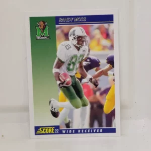 Panini Chronicles Draft Picks Football 2022 | #21 Randy Moss - Marshall University Thundering Herd | Score