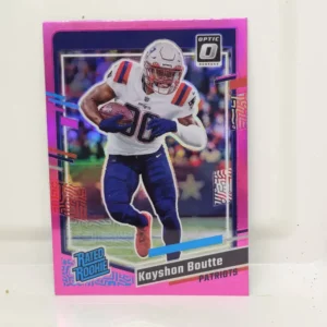Panini Donruss Football 2023 | #370 Kayshon Boutte - New England Patriots | Rated Rookie Optic Preview Pink