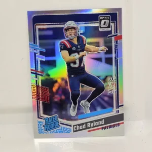 Panini Donruss Optic Football 2023 | #273 Chad Ryland - New England Patriots | Silver Rated Rookie