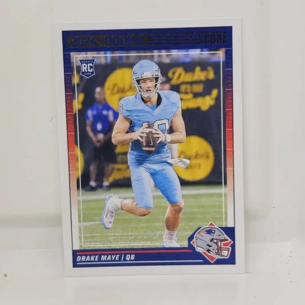 Panini Score Football 2024 | #303 Drake Maye - New England Patriots | Rookie Card