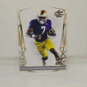 Leaf Trinity Football 2023 | #95 Audric Estime - Notre Dame Fighting Irish | Rookie Card