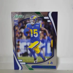 Panini Absolute Football 2021 | #119 Tutu Atwell - Los Angeles Rams | Emerald Rookie Card
