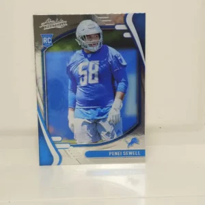 Panini Absolute Football 2021 | #193 Penei Sewell - Detroit Lions | Rookie Card